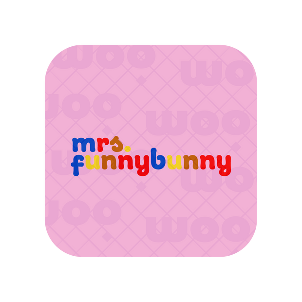 A colorful bunny logo