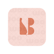 An elegant B logo