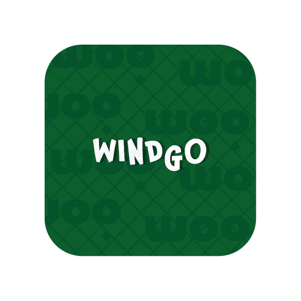 A minimal wind logo