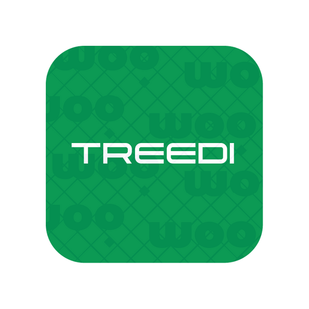 A modern tree logo